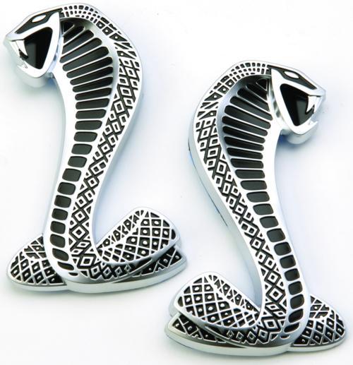 2007-09 Mustang SVT 'Cobra' Snake fender emblems