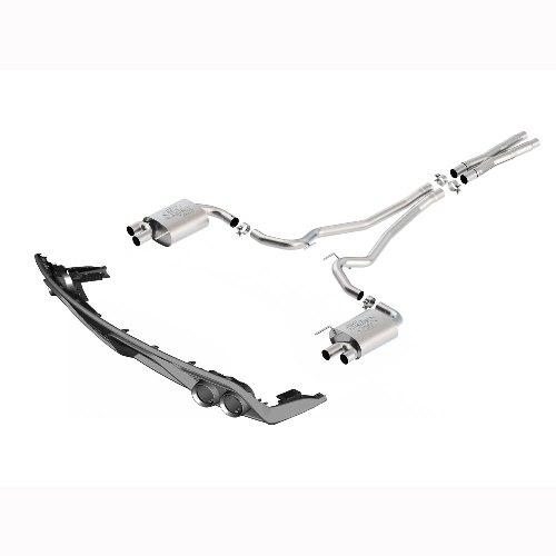 2015-17 Mustang GT Ford Performance 2.25" Touring Cat-Back Exhaust System W/GT350 Tips & Valance