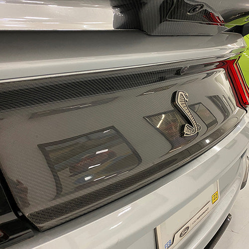 2020-22 GT500 Carbon Fiber Rear Deck Lid Trim Panel
