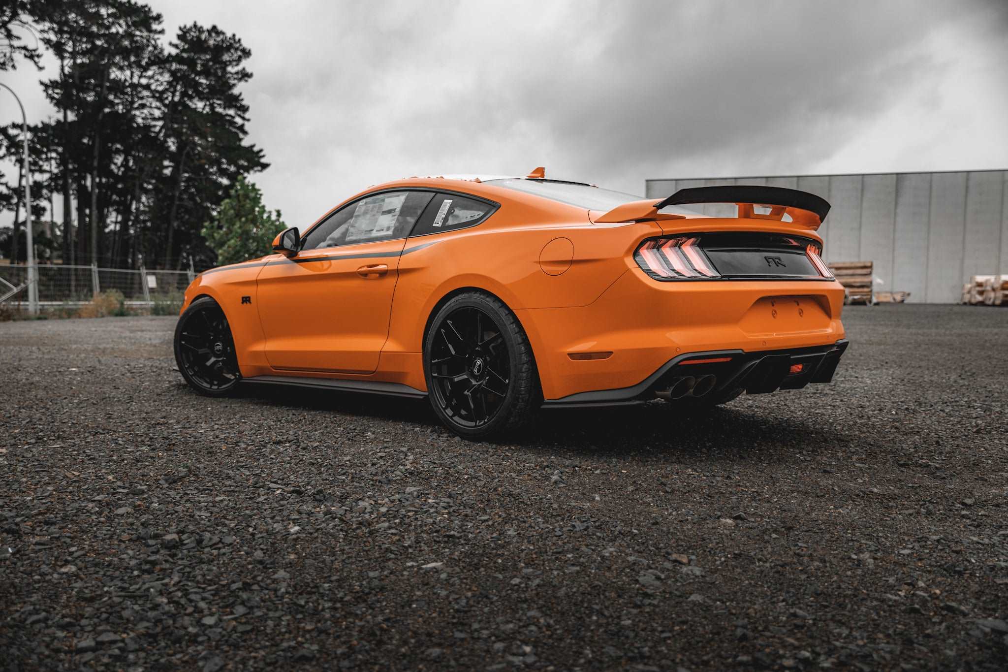 RTR PERFORMANCE PACK REAR SPOILER GURNEY FLAP (18-22 GT, ECOBOOST )