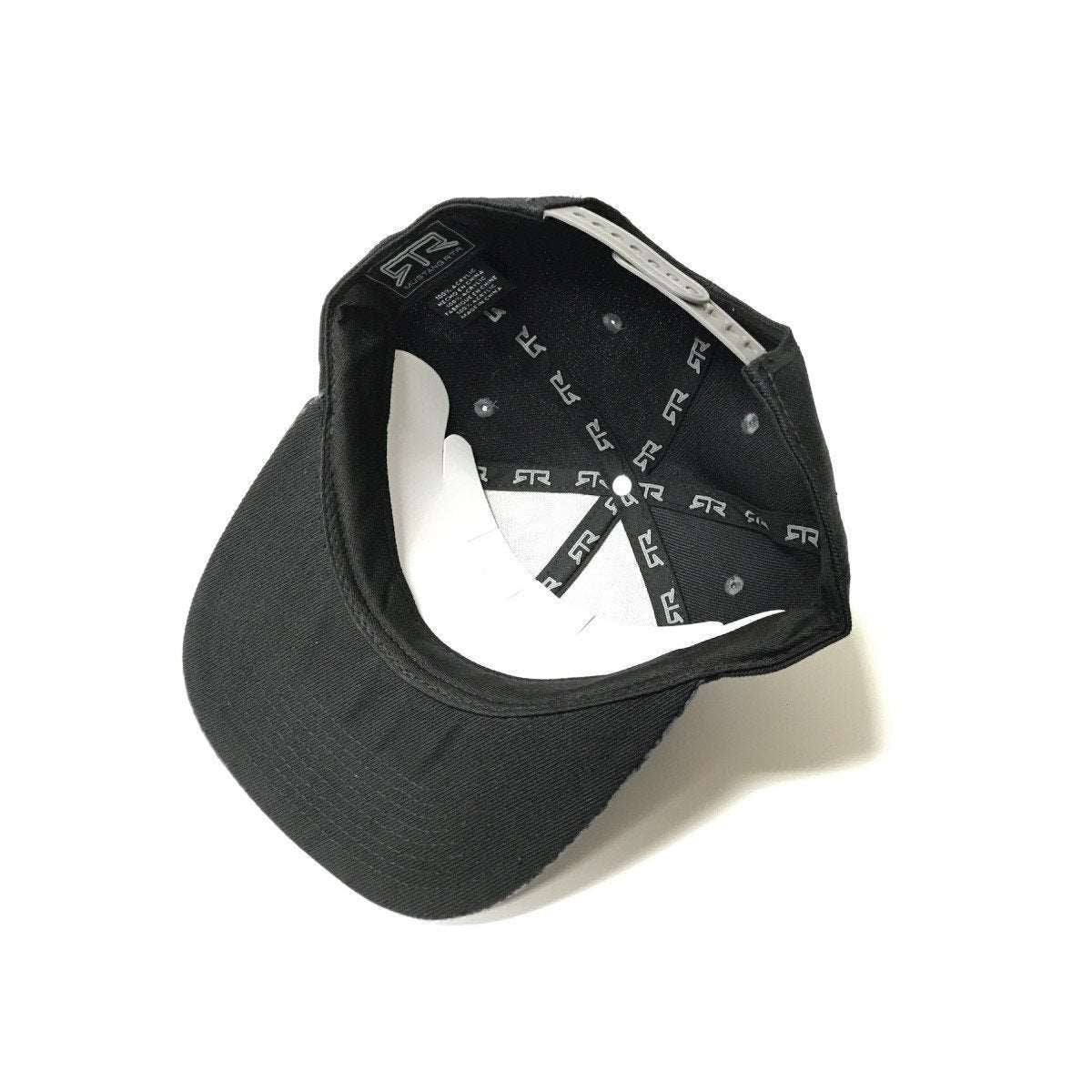 RTR Grey And Black Snap Back Hat