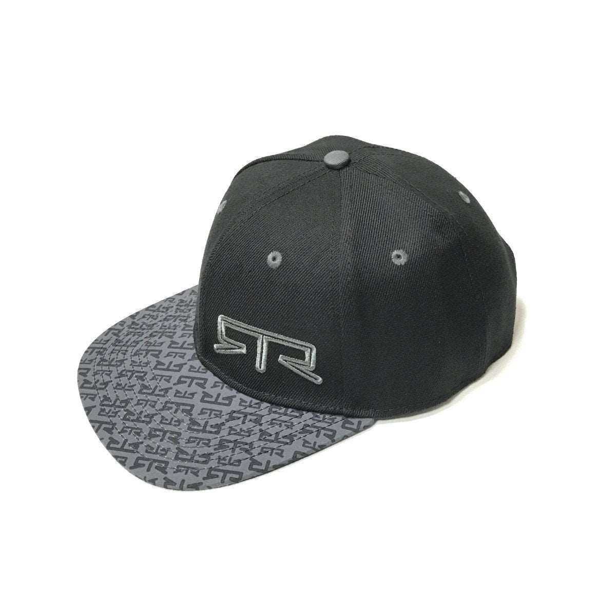 RTR Grey And Black Snap Back Hat
