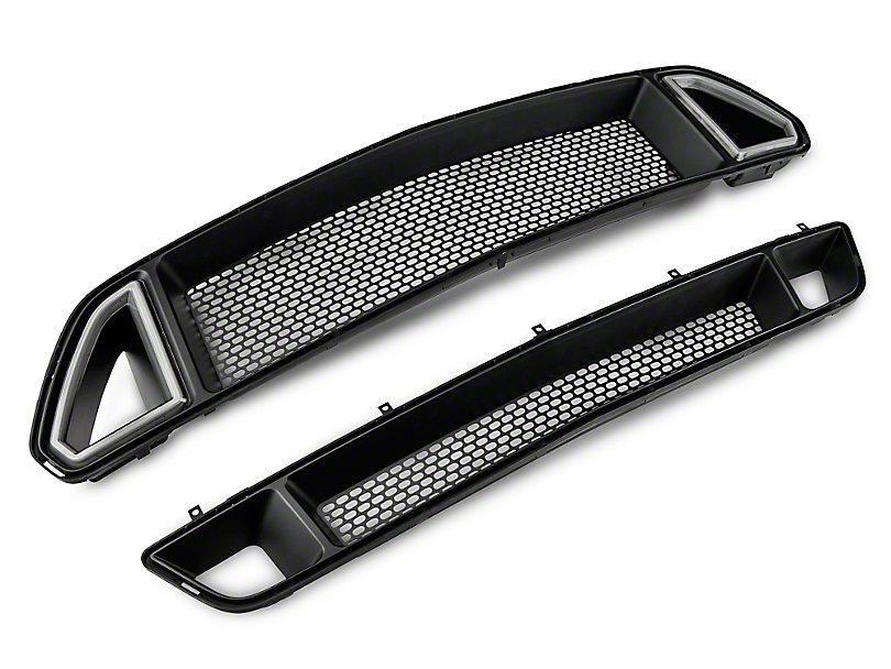 RTR Grille W/ LED Accent Vent Lights (15-17 GT, EcoBoost, V6)
