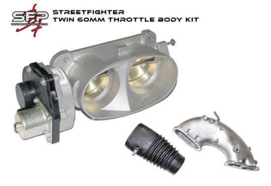 Streetfighter Twin 60mm Throttle Body Kit (Includes intake casting, tbody, rubber ducting)