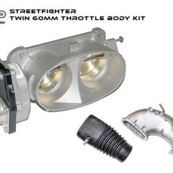 Streetfighter Twin 60mm Throttle Body Kit (Includes intake casting, tbody, rubber ducting)
