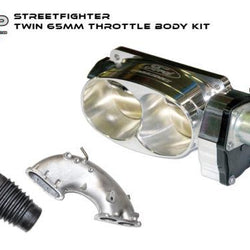 Falcon FG Streetfighter Twin 65mm (Ford Racing) Throttle Body Kit (Inc. intake casting, tbody, rubber ducting)