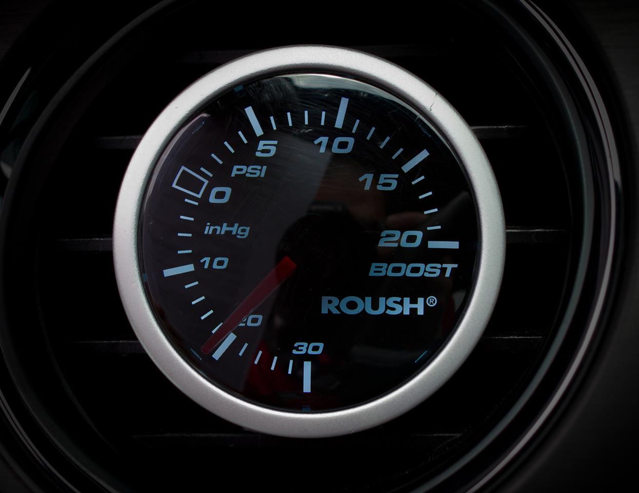 1994-2023 ROUSH MUSTANG MECHANICAL BOOST GAUGE 2/1